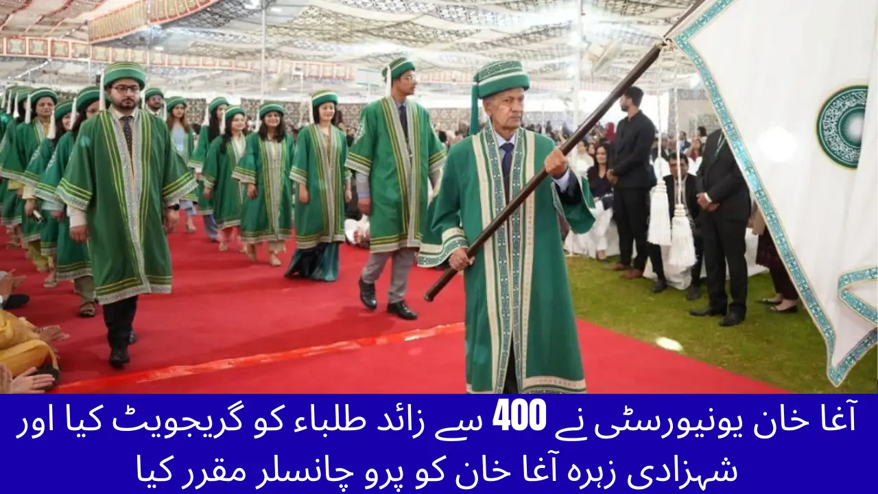 Aga Khan University Graduates Over 400 Students