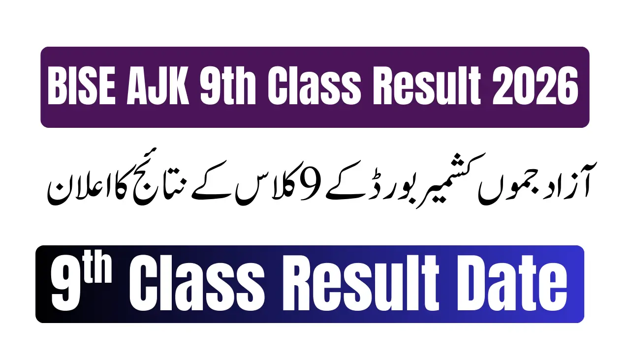BISE AJK 9th Class Result 2026