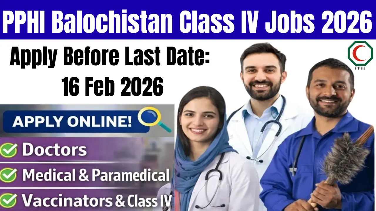 PPHI Balochistan Class IV Jobs 2026